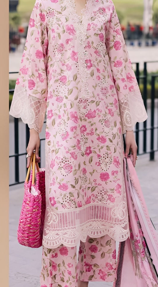 Mahnur Digital Bloom Digital Printed Suit